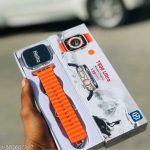 Ultra watch with beautiful strap bluetooth calling smart touch display with fitness & outdoor health & medical tracker unique ui interctions